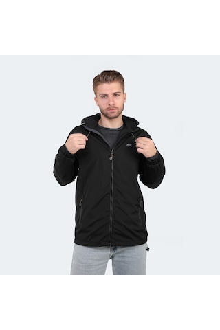 Slazenger OFANS Erkek Yağmurluk Siyah