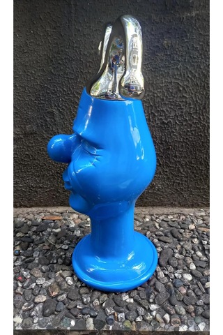 Biblo Gülenyüz 30 Cm Mavi