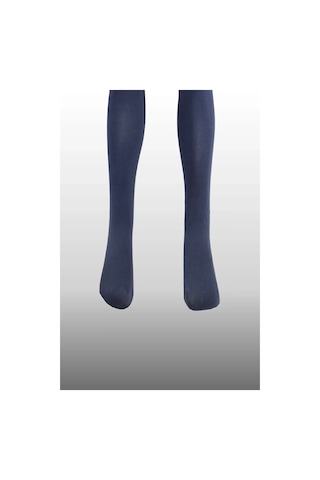 Kız Çocuk İthal Mevsimlik Lacivert Renkli Mus Külotlu Çorap Lacivert