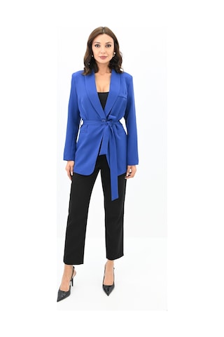 Kadın Kuşaklı Blazer Ceket 9004-1-24 001