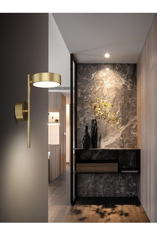 Simaavize Modern Copper Led Aplik Altın