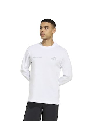 Adidas Rcc Ls Uf Beyaz Erkek Tişört Ks0488