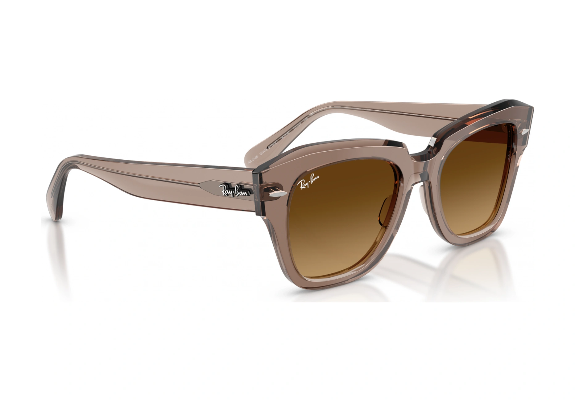 Ray-Ban 0rb2186 682785 49 Kadın Güneş Gözlüğü Şeffaf