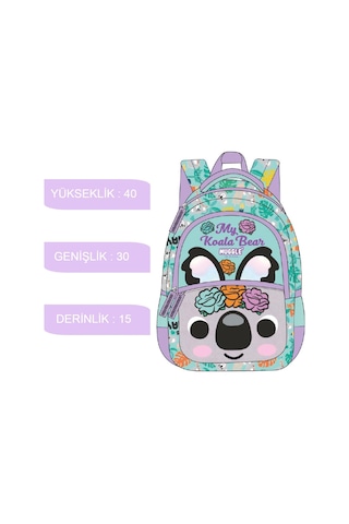 Muggle 3 Bölmeli Koala Okul Sırt Çantası Mu-9102