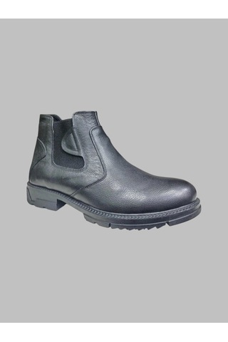 Castle Black Cb-9911-1 Deri Erkek Bot Siyah