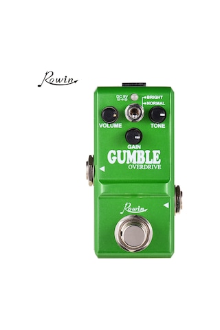 Ruicoo Rowin Ln-315 Elektro Gitar Efekti, Dumble Stili Yumuşak Overdrive, Normal/aydınlatıcı Mod, Gerçek Bypass, Çinko Alyüminyum Kasa
