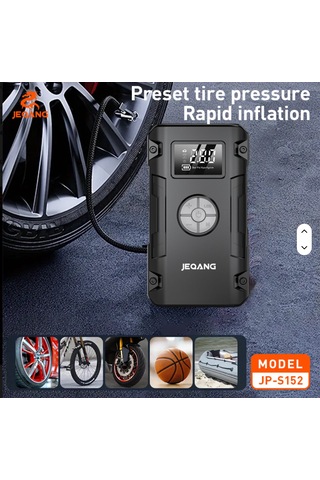 Jeqang Jp-s152 Akü Takviye Cihazı Lastik Şişirme Özellikli Powerbank 12v/24v