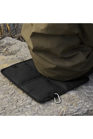 Microcase Piknik Kamp Balıkçılık Outdoor İçin Katlanır Ve Taşınabilir Minder 34x36 Cm 2 Adet Al5563 Siyah