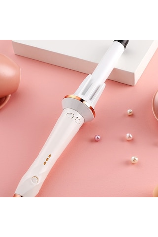 Sones Çift Yönlü Dönen Seramik Sır Kaplamalı Otomatik Bukle Makinesi Saç Bakımı, Fiş: Ab Fişi Beyaz