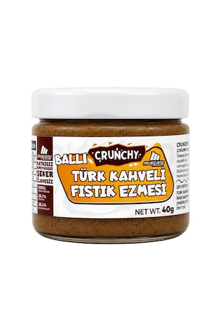 Mustang Nutrition Ballı Fıstık Ezmesi Türk Kahveli 40 Gr