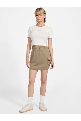 Guess Carla Kadın Krem Aktif Top V5yp08k8rt2-a10f Krem