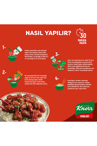 Knorr Yemek Kiti Kore Usülü Tavuklu Pilav 370 G