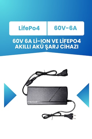 60v Lifepo₄ Batarya İçin 60v Uzun Ömürlü Akıllı Şarj Aleti 73v. 6a 20s Lifepo₄