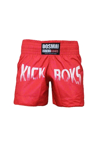 Dosmai Dijital Baskılı Kick Boks Spor Şort Kırmızı Kbs248 Kırmızı