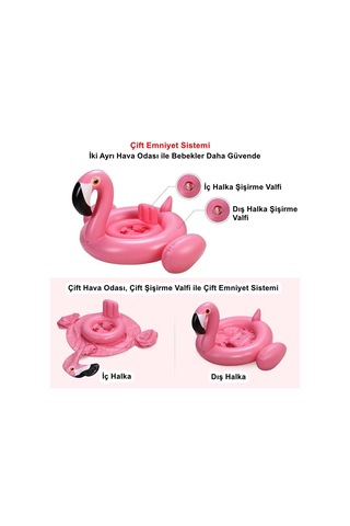 Sea&Sun Flamingo Bebe Flotoru Ss006 Çok Renkli
