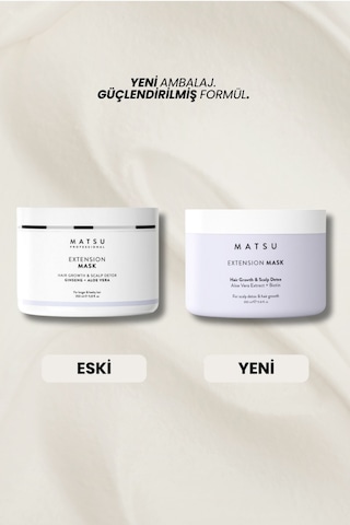 Matsu Extension Saç Derisi Maskesi 350 ml | Arındırma & Kök Desteği