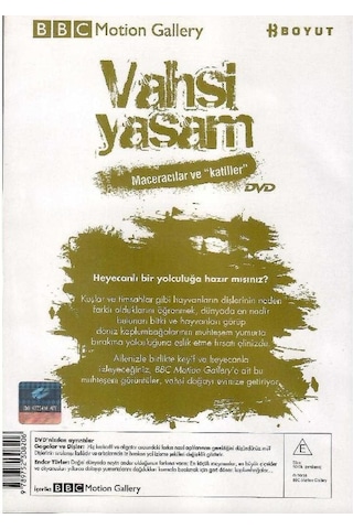 Bbc Motion Gallery - Vahşi Yaşam Maceracılar Ve Katiller Gagalar Ve Dişler Ender Türler - Dvd