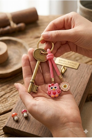 Pembe Anahtarlık Açık Pembe