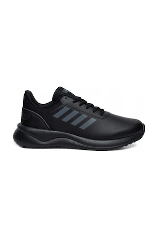 Best Of B100-26 Deri Anatomik Sneaker Siyah Füme 36-40 Siyah