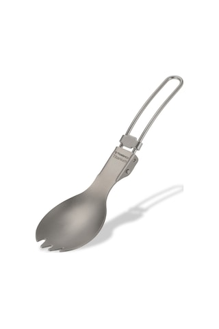 Xiyyadms Titanyum Çelikleyici Kollapsible Kaşık-çatal: Hafif, Dayanıklı, Kamp Ve Ev Kullanıma Uygun 15cm Açık, 8.8cm Katlanmış Çok Renkli