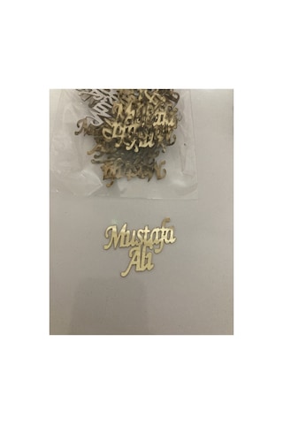 25 Adet Pleksi Küçük İsim 4x2 Cm Gold Yada Gümüş 25 Adet Pleksi Küçük İsim 4x2 Cm Gold Yada Gümüş