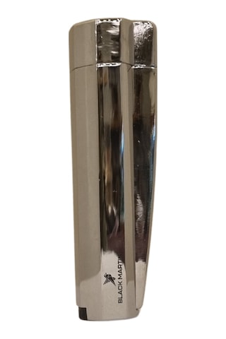 Black Martin Tek Torch Pürmüz Gümüş Metal Puro Çakmağı
