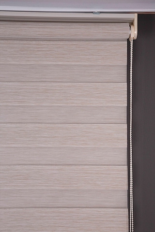 Oba Perde Bambu Pileli Zebra Perde Beyaz 80 x 190