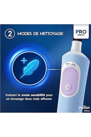 Oral-b Pro Kids 3+ Frozen Şarjlı Çocuk Diş Fırçası 2 Modlu, Nazik & Etkili Temizlik Şarjlı