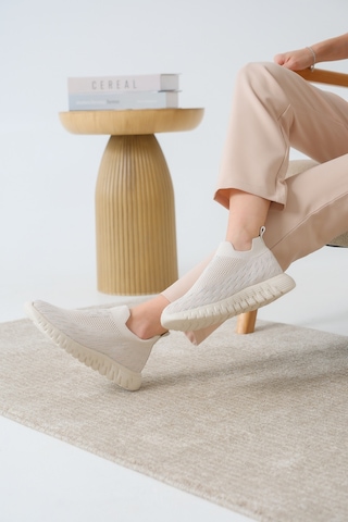 Marvin Günlük Ortopedik Kadın Sneaker Spor Ayakkabı Bej