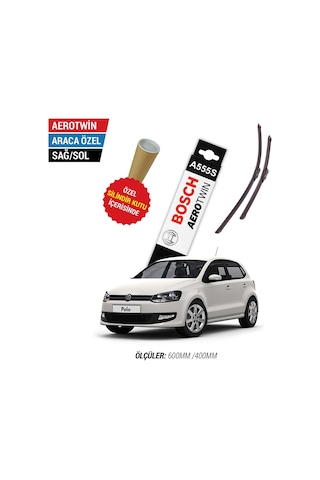 Vw Polo Silecek Takımı 2009-2017 6R1-6C1 Bosch Aerotwin A555S