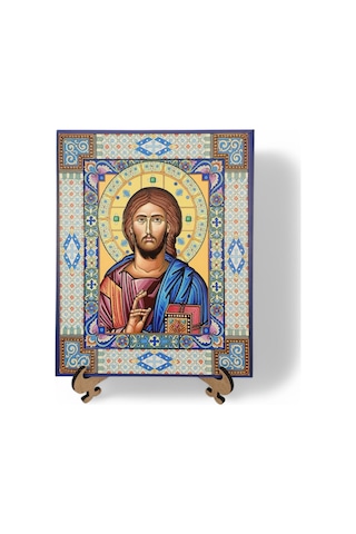 Süslemeli Mesih İkona