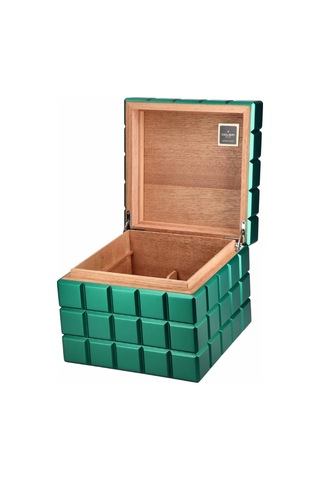 Colibri Heritage Cube Yeşil Sedir Humidor Puro Kutusu