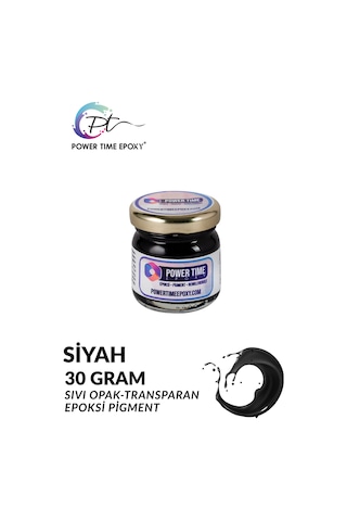 Opak & Transparan Sıvı Pigment Boya / Siyah / Epoksi Için