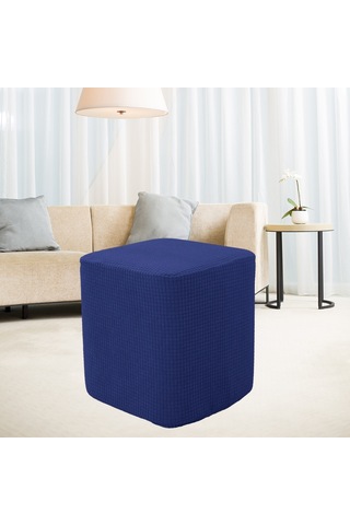 Suntek Magideal Kare Ayaklık Osmanlı Örtüleri Dekoratif Koyu-mavi