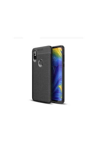 Xiaomi Mi Mix 3 Kılıf Deri Tarzı Niss Silikon Case