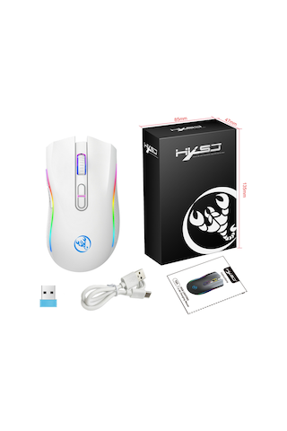 T69 Kablosuz Rgb 4800 Dpı Oyuncu Mouse - 650 Mah Yüksek Kapasiteli Batarya Diğer