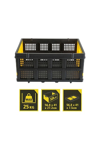 Stanley Ft505 25Kg Katlanır Çok Amaçlı Taşıma Sepeti