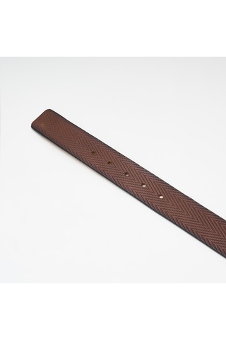 Kahve Erkek Gr-040-138 Grande Klasik Kemer Genişlik 4 Cm