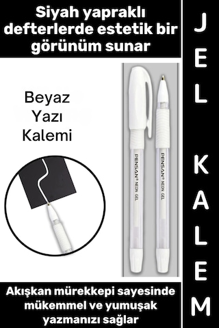 Kalem Sızdırmaz Kapak Akıcı Mürekkep Yumuşak Yazım Siyah Kara Deftere Yazım İçin Günlük Not Anı Hat Çok Renkli