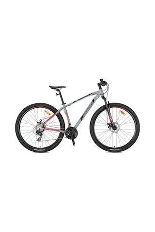 Kron Xc 75 - 27.5" Mtb - 17' - 21 Vites - M.disc - Nardo Gri/siyah-kırmızı Gri - Kırmızı