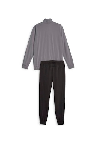 Puma Poly Suit Erkek Eşofman Takımı Gri Siyah 001