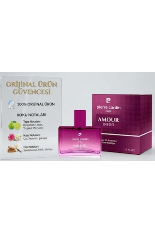 Pierre Cardin Amour Infini Edp 50 Ml Kadın Parfüm Orijinal Ürün Güvencesi Meyveli