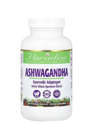 Takviye Paradise Herbs, Ash-wag-andha, 250 Mg, 180 Vegetarian Capsules