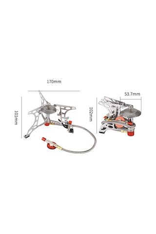 Bulin S05-a Mini Portatif Kamp Ocağı 3200w Gümüş