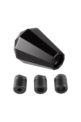 Wondernest Evrensel Araba Elmas Şekilli Metal Vites Topuzu Siyah Siyah