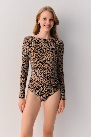 Suwen Leo Body St60056121293 Leopar Desenli