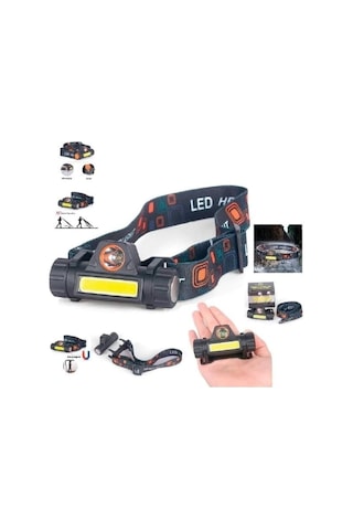 High Power Kafa Lambası Su Geçirmez Şarjlı