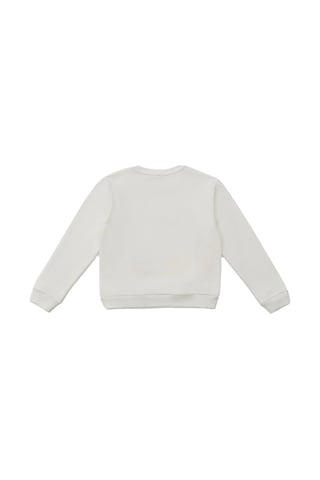 Benetton Çocuk Sweatshirt Bnt-g20829 Beyaz