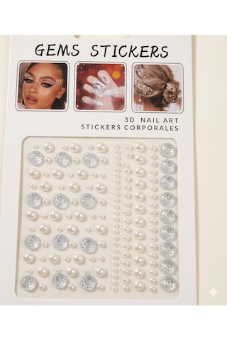"body & Nail Art Gems" Vücut Ve Tırnak Kristal Çıkartmaları