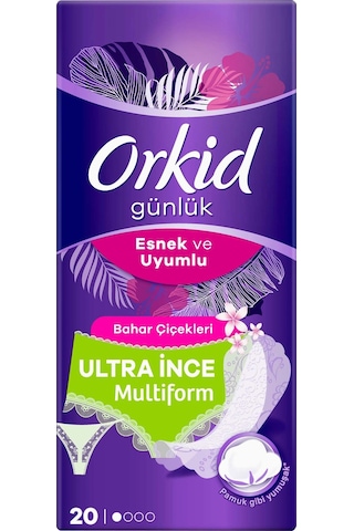 Orkid Günlük Ultra İnce Multiform 20'li 5 Paket